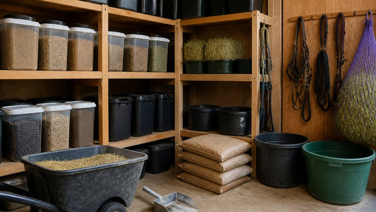 How to Organize Horse Feed Room Efficiently