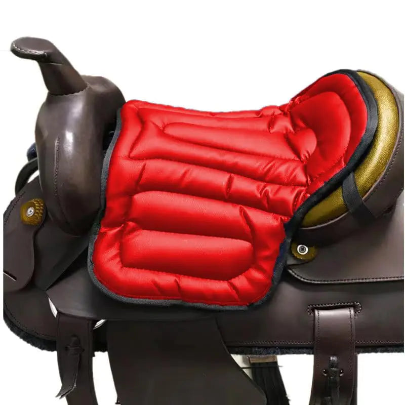 YUZHANGHE Western Saddle Seat Cushion Pad - RED, 50X40cm