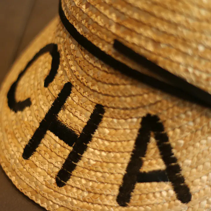 Letter Straw Baseball Cap - view 2