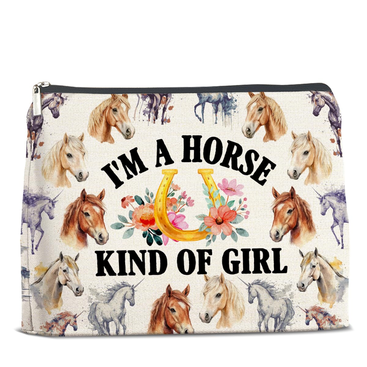 UPNEGE Horse Lover Makeup Bag - PEACE