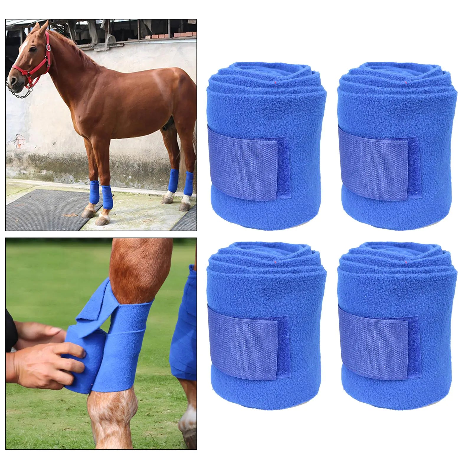 Equestrian Leg Straps, 4-Piece Set - pink, 4pcs - view 2