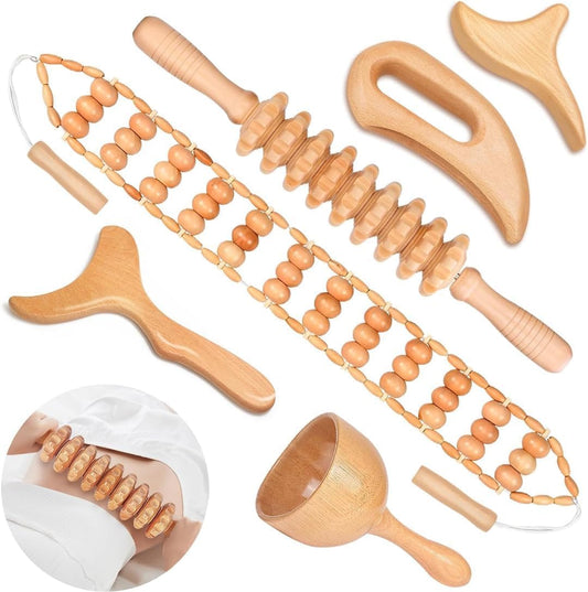 12-in-1 Wood Therapy Massage Tools at Horsey Horse