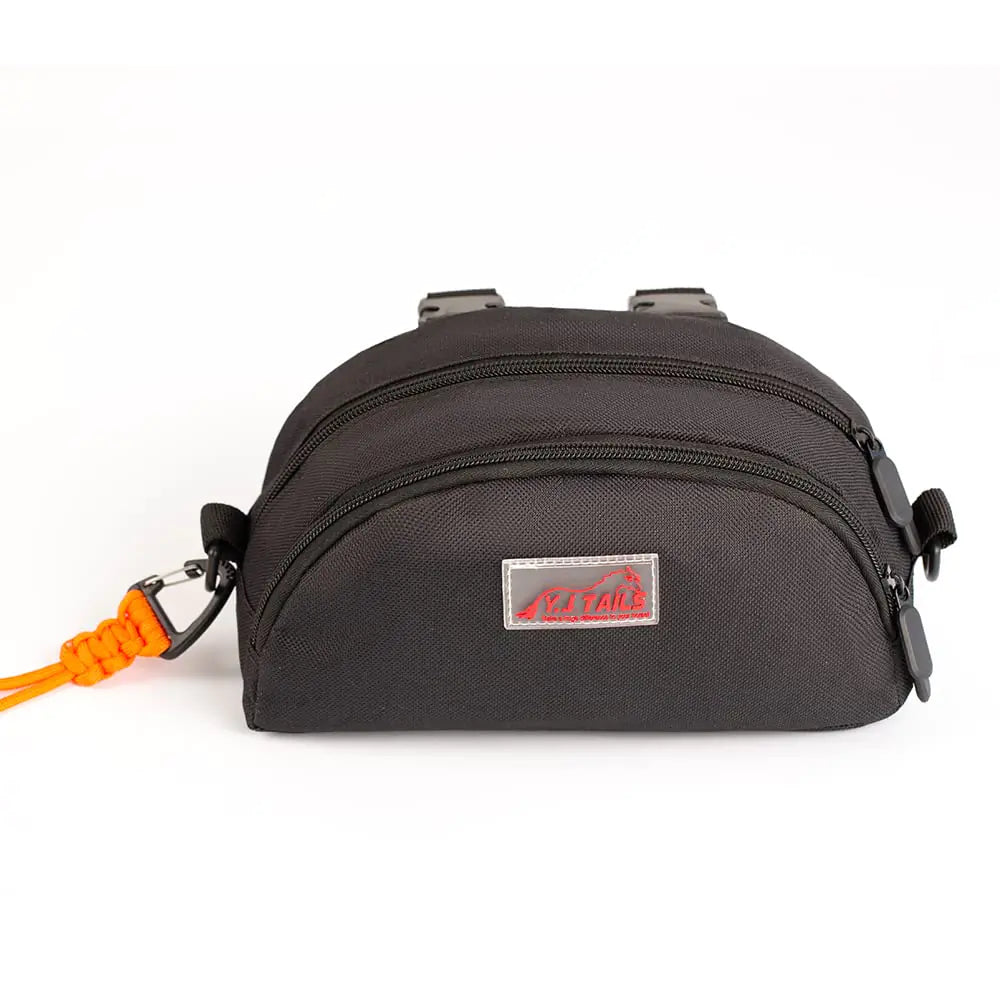 Y.J TAILS Horse Saddle Bag for Horses Pommel Packet for Western & Endurance Saddles Waterproof Saddle Sack for Cellphone Key Horse Saddle Pouch (Black)