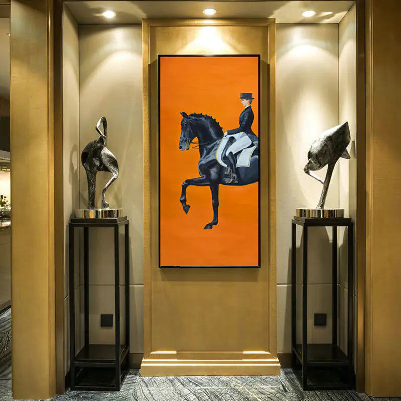 European Royal Equestrian Canvas Wall Art - view 6