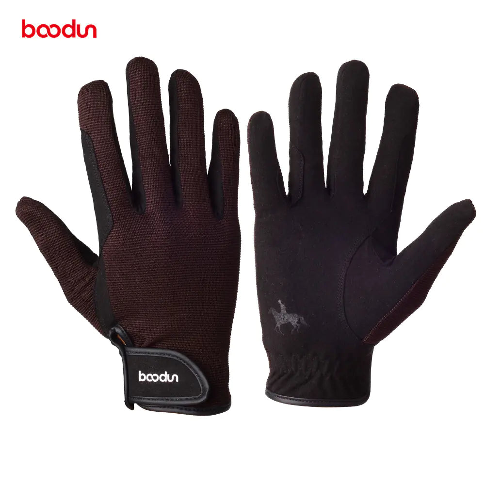 Guansheng 1075 Breathable Riding Gloves - Brown, L - view 4