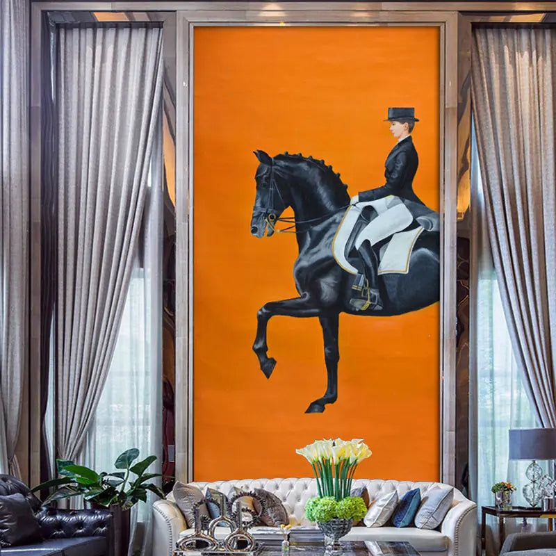 European Royal Equestrian Canvas Wall Art - view 4