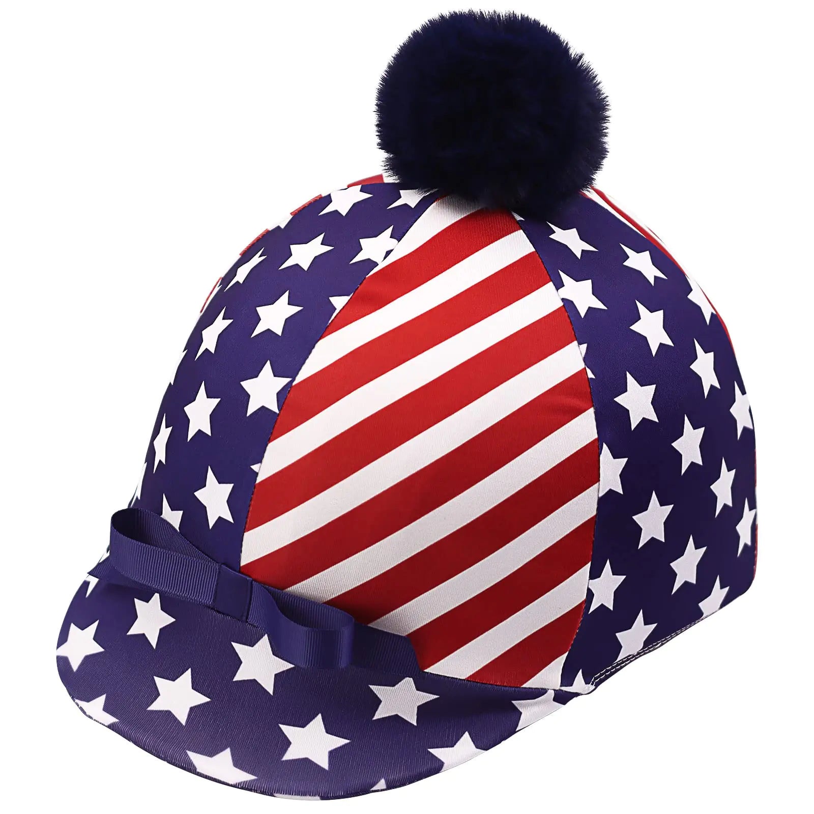 Harrison Howard Riding Helmet Cover with Bow - view 2