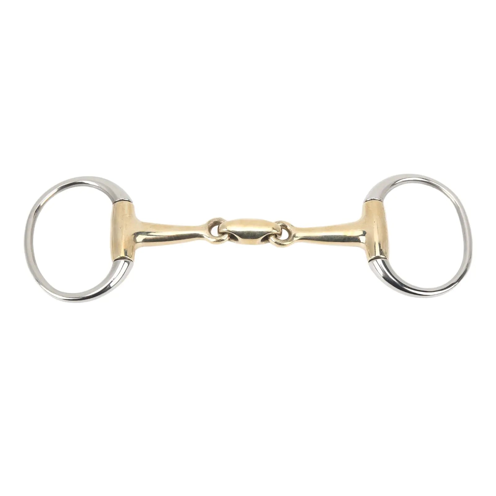 Double-Jointed Loose Ring Snaffle Bit with Copper Link