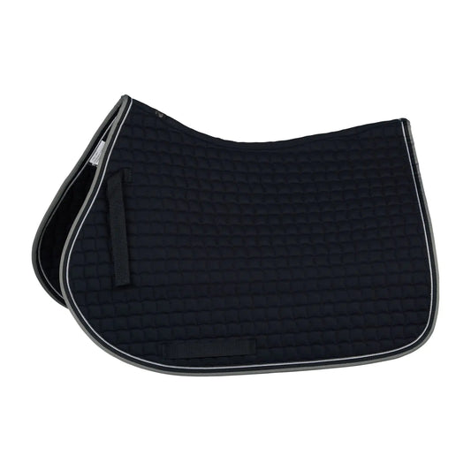 HORZE Adepto Quilted All-Purpose Saddle Pad - Dark Navy, Horse