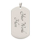 Megg Digital AI Dog Tag Necklace