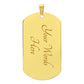 Megg Digital AI Dog Tag Necklace