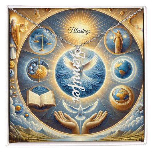 Vertical Name Necklace