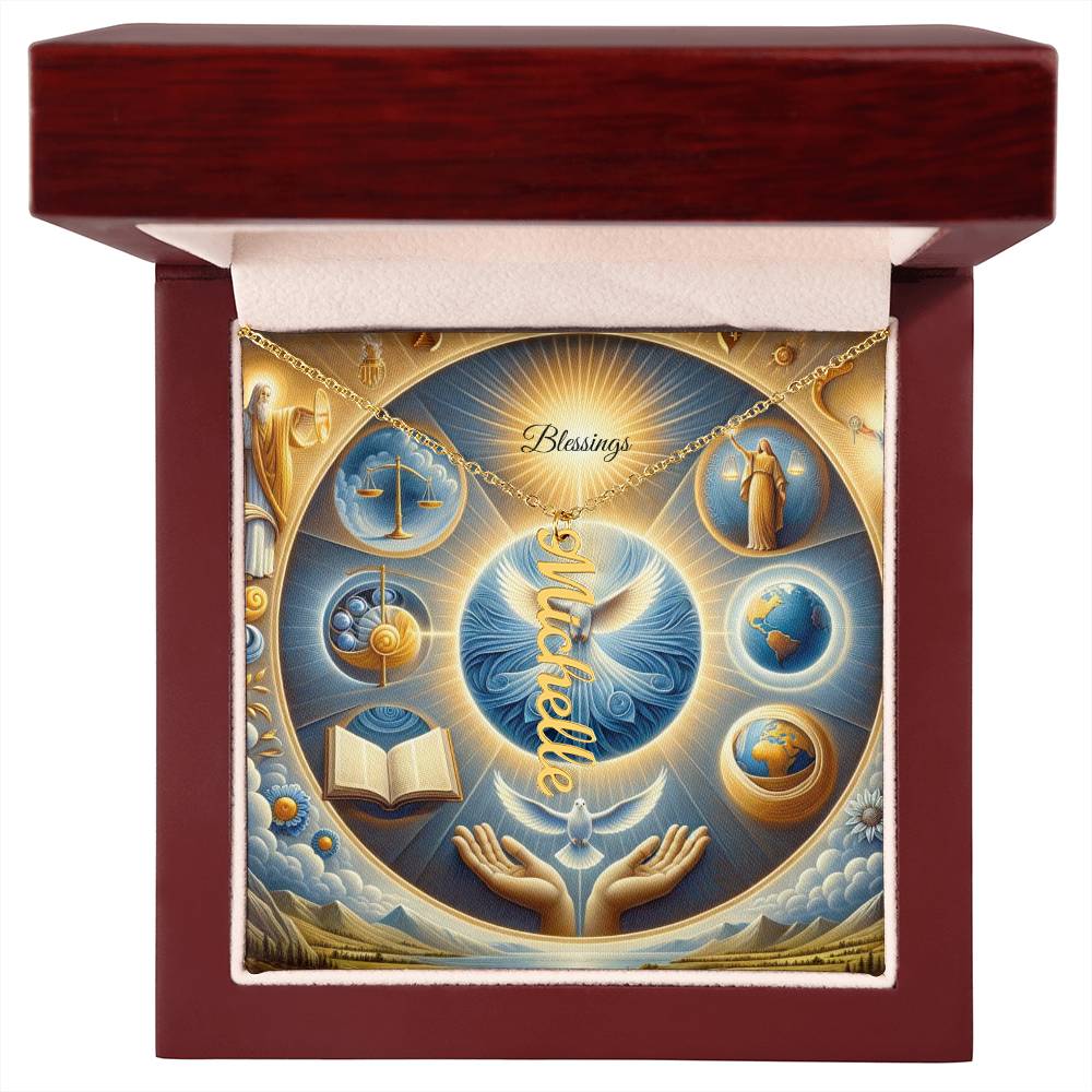 Vertical Name Necklace