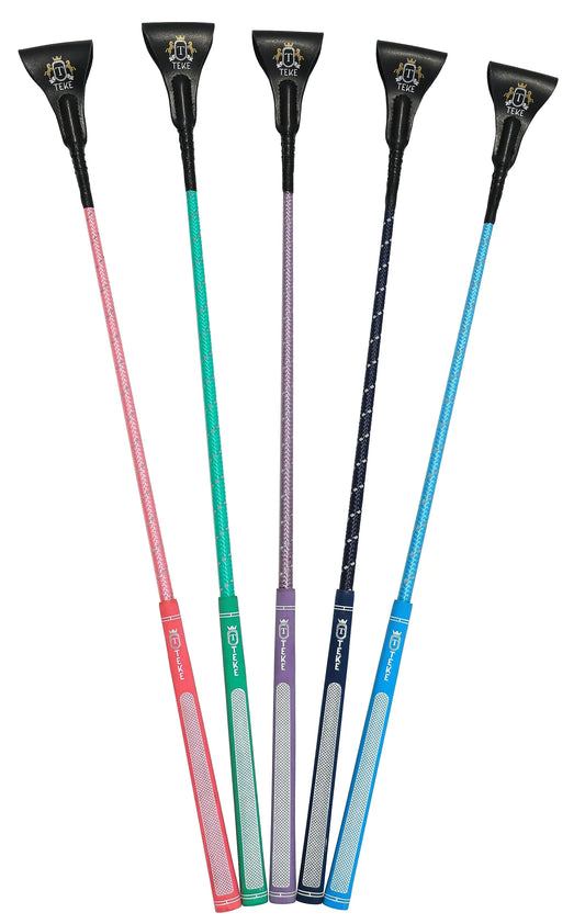 T TEKE Twinkle Riding Crop - Blue, 24"