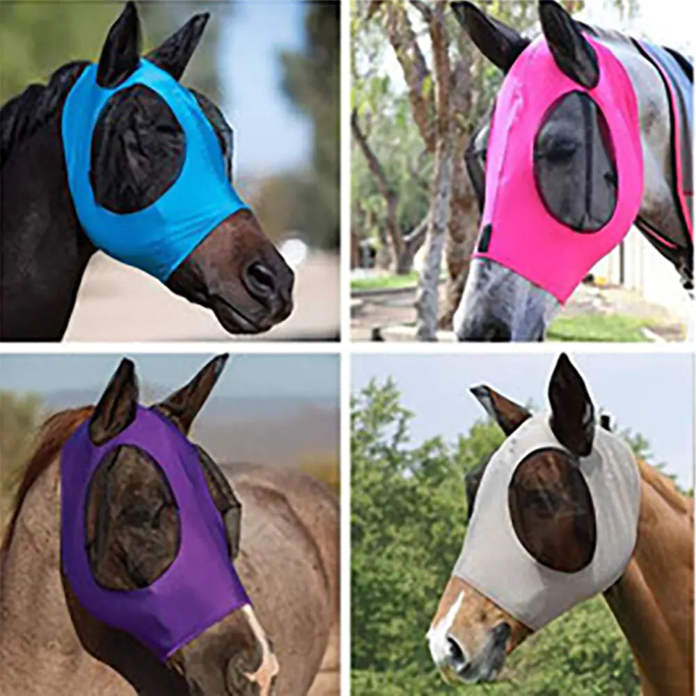 Horse Face Mosquito Protection Cover - Purple - view 4