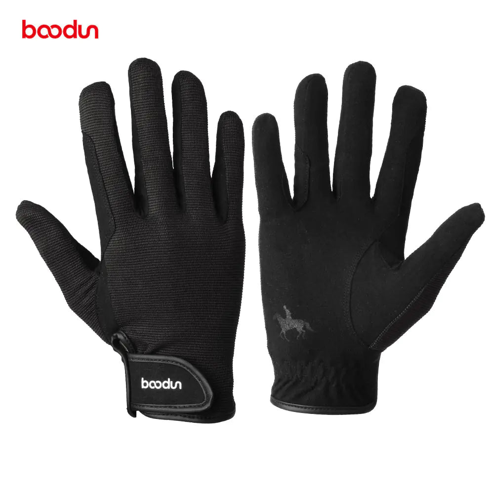 Guansheng 1075 Breathable Riding Gloves - Black, L - view 2
