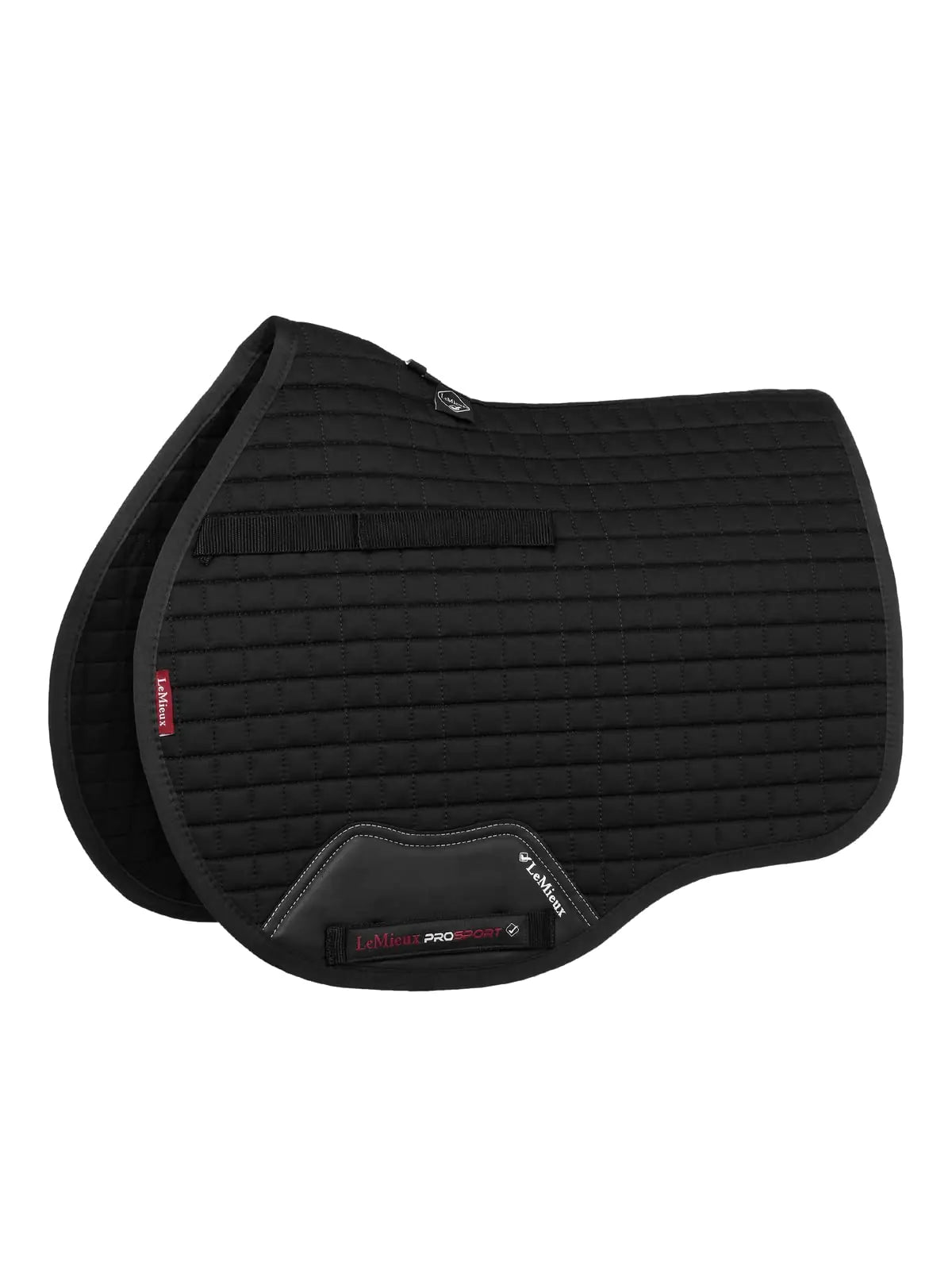 LeMieux General Purpose Cotton Square Saddle Pad - Black, small/medium/men's 3.5-7.5/women's 5-9