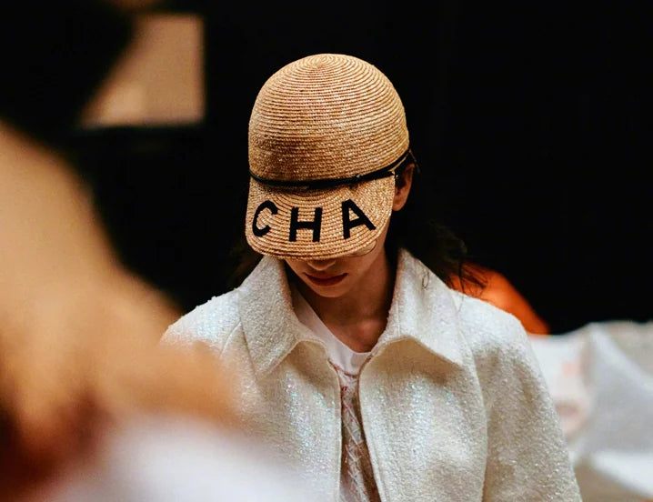 Letter Straw Baseball Cap - view 3